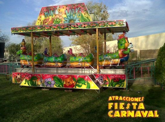 ATRACCIONES FIESTA CARNAVAL - Gusy gusanito