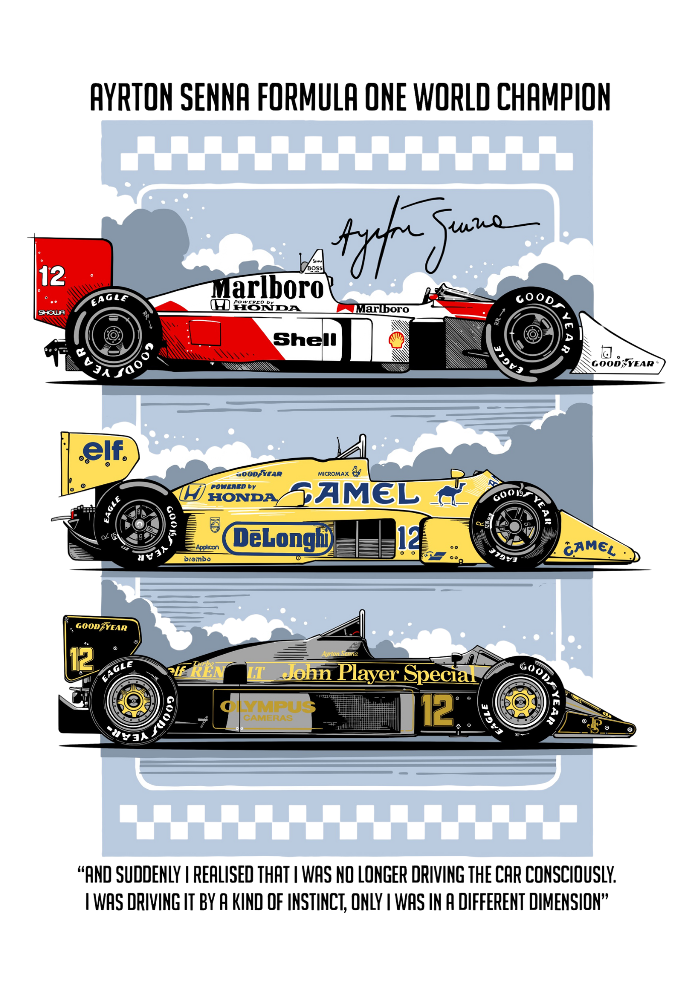 Classic Senna Print