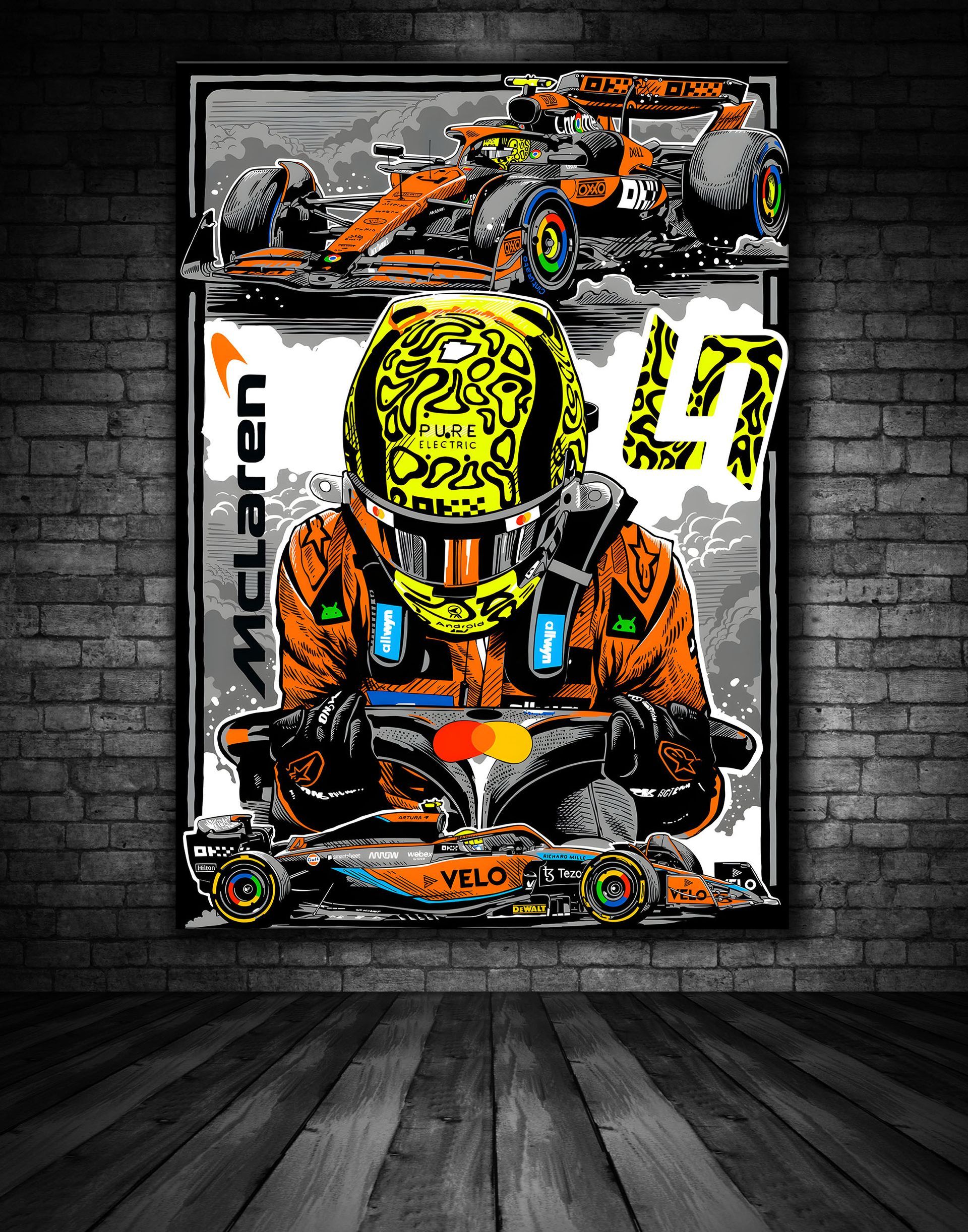 Lando Norris Victory Print