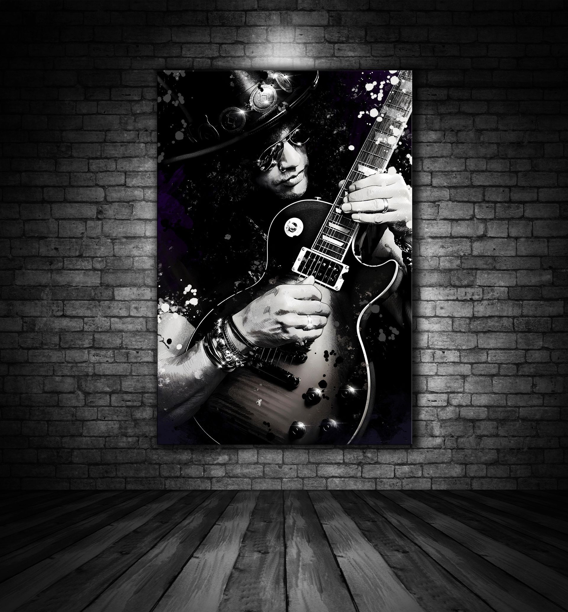Slash Guitar Print