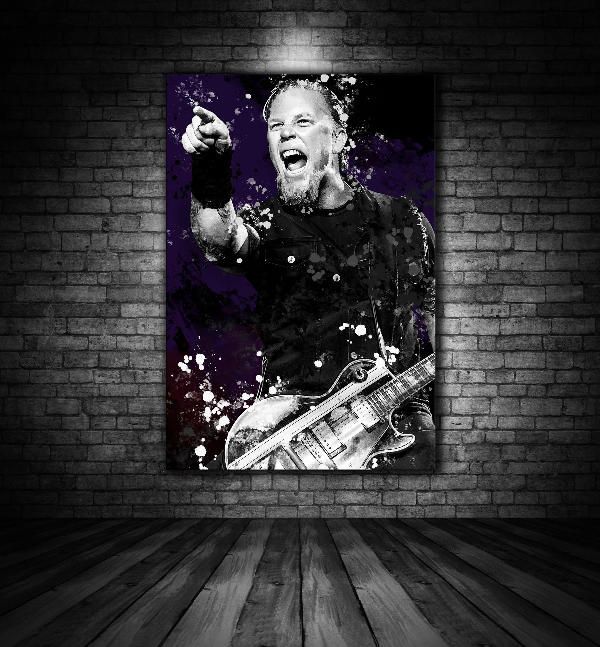James Hetfield Print