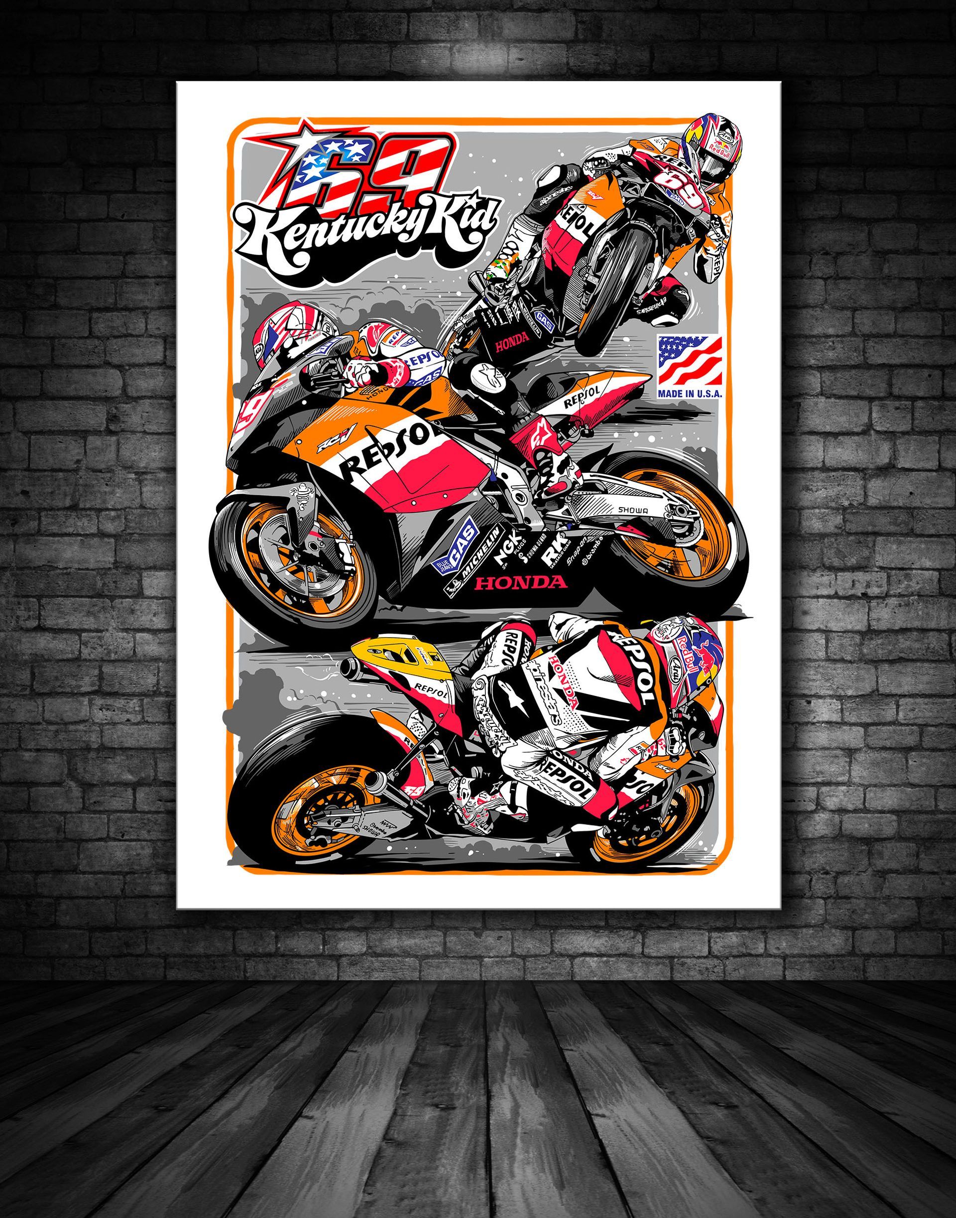 Nicky Hayden Print