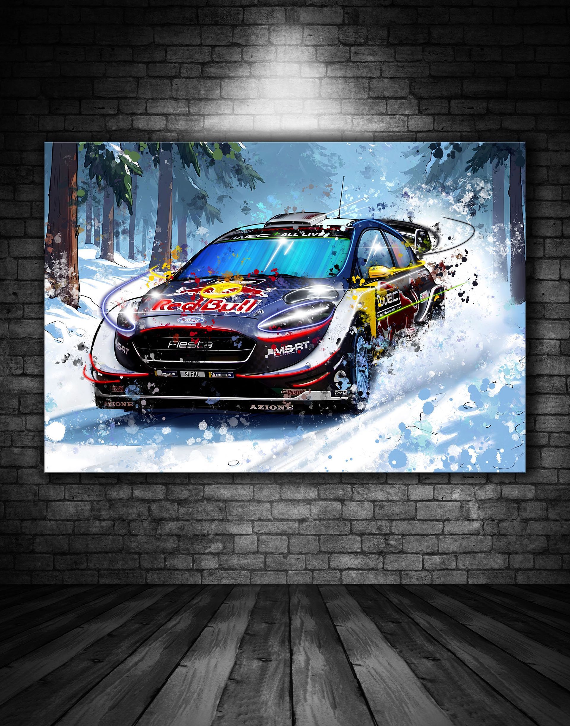 Fiesta Snow Drift Print