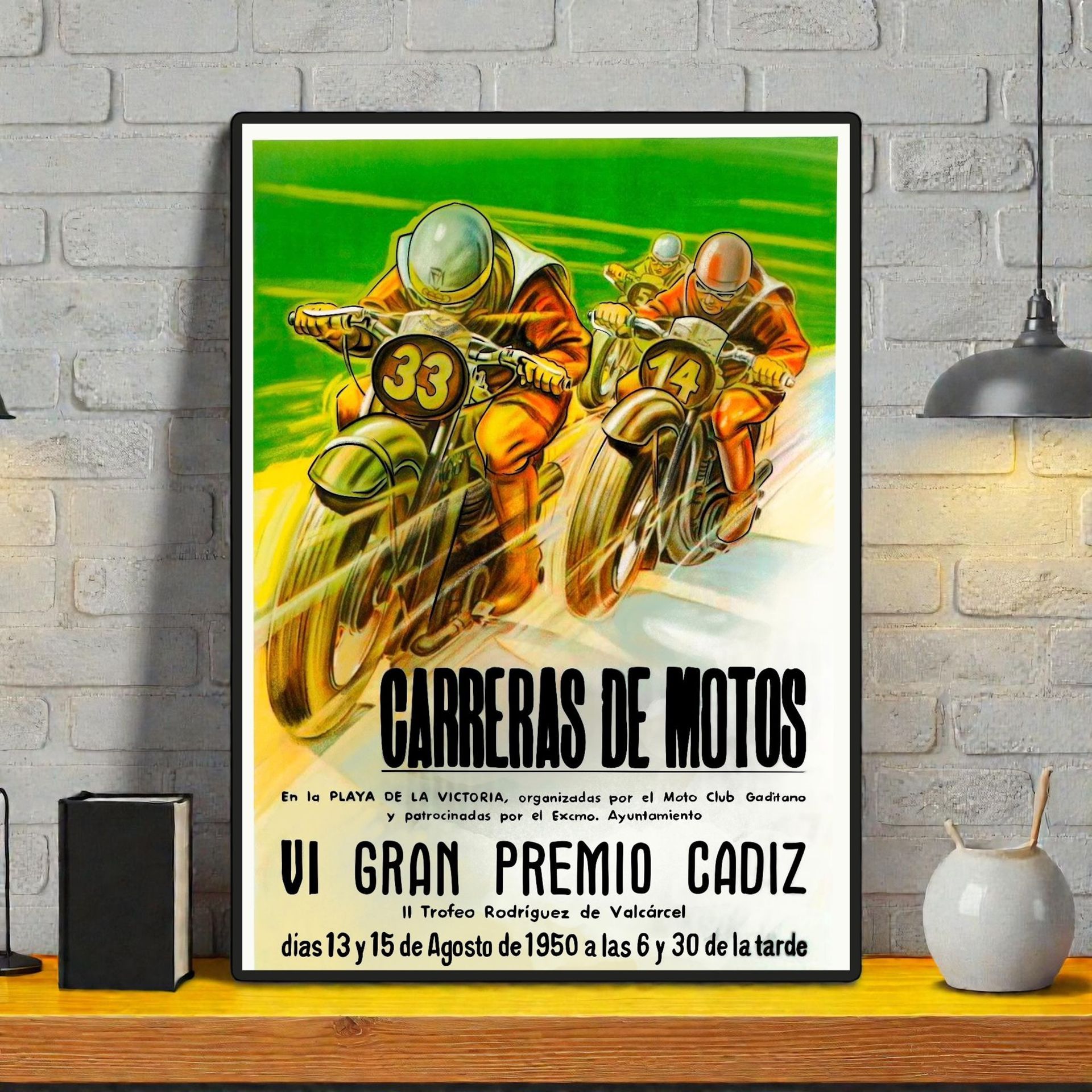 Gran Premio Cadiz 1950 Print