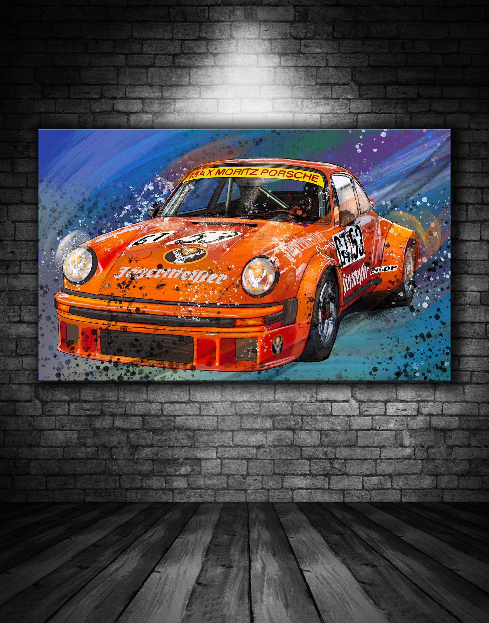 Jagermeister Porsche 911 RSR Print