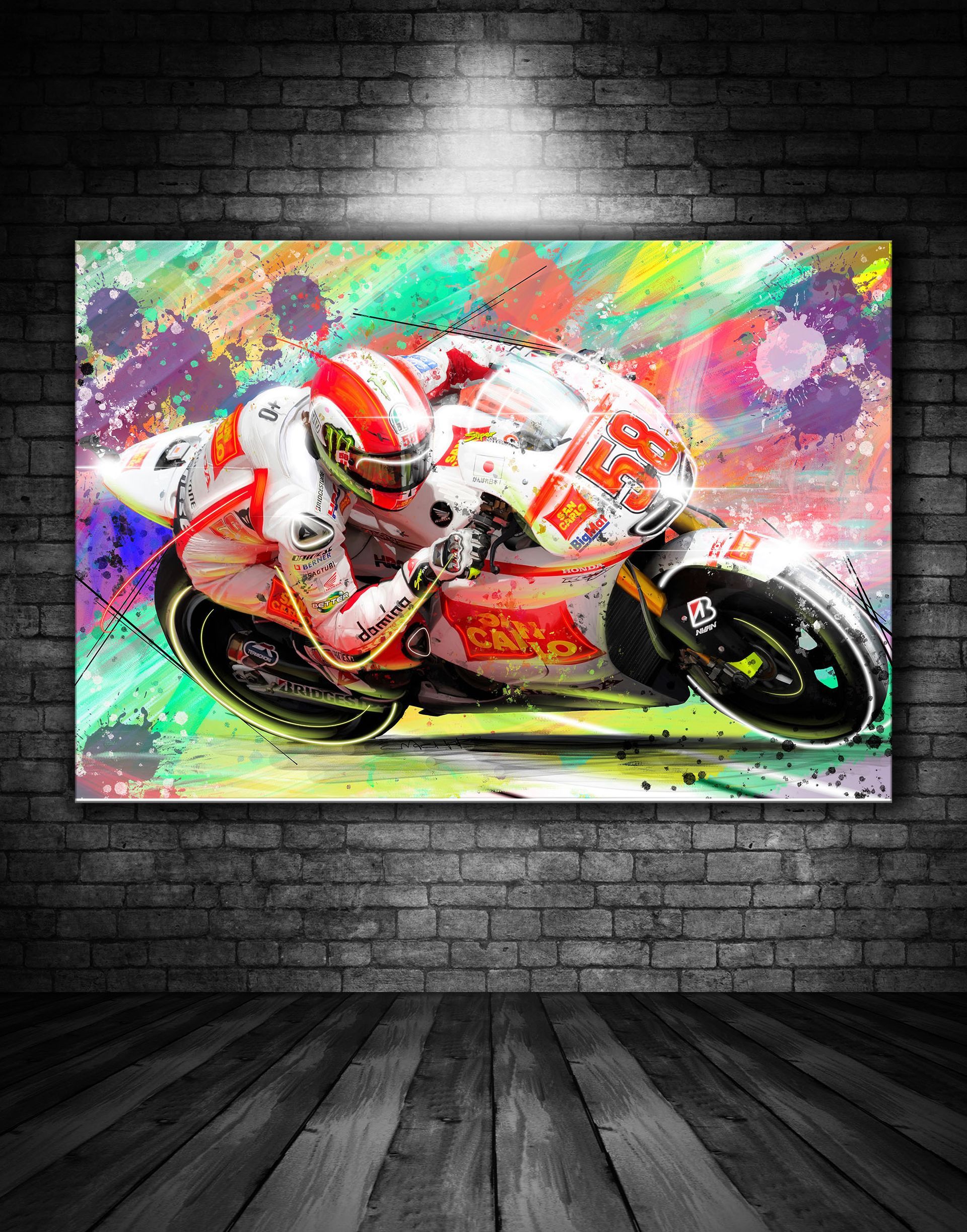 Marco Simoncelli Print