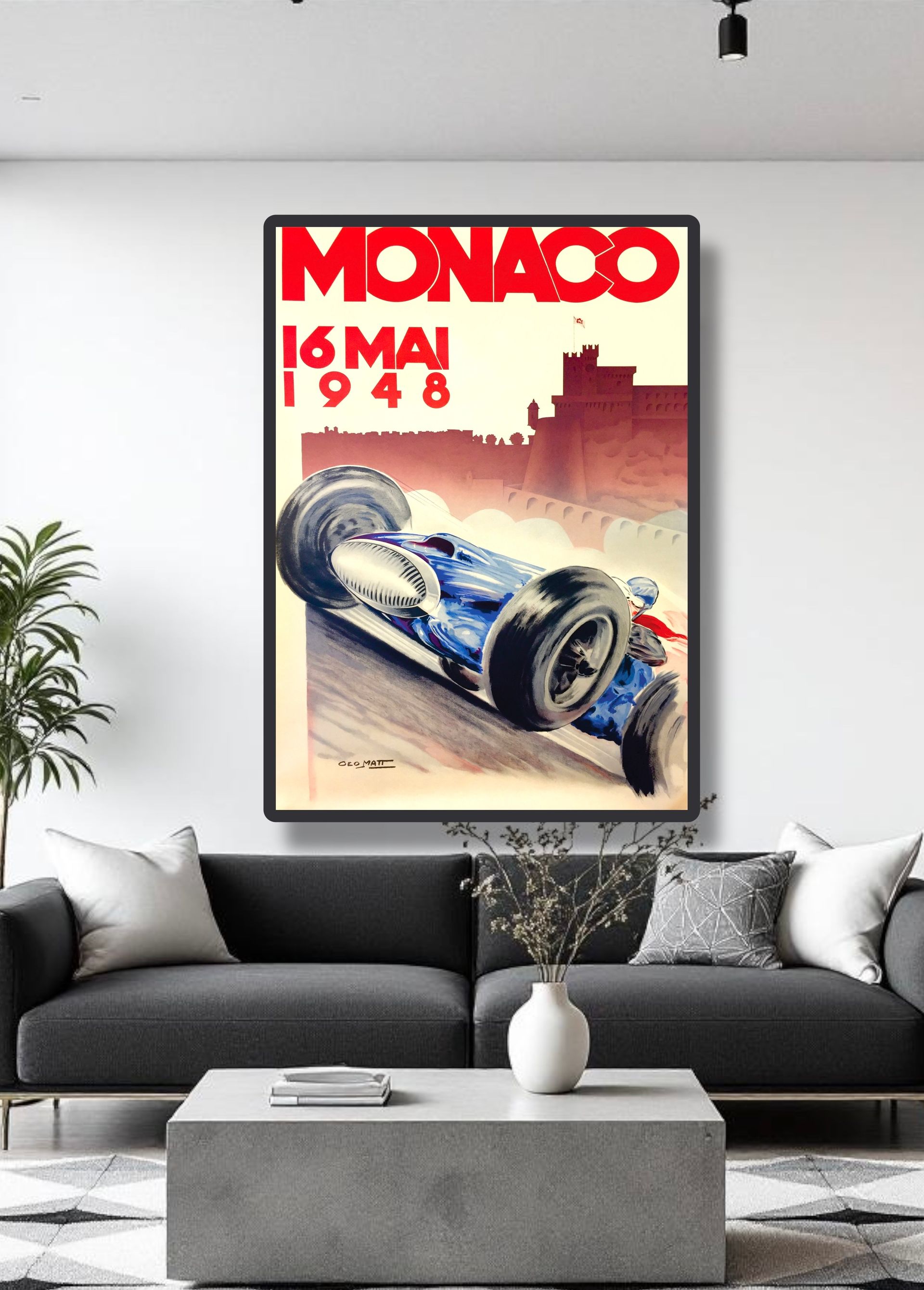 Monaco 1948 Print