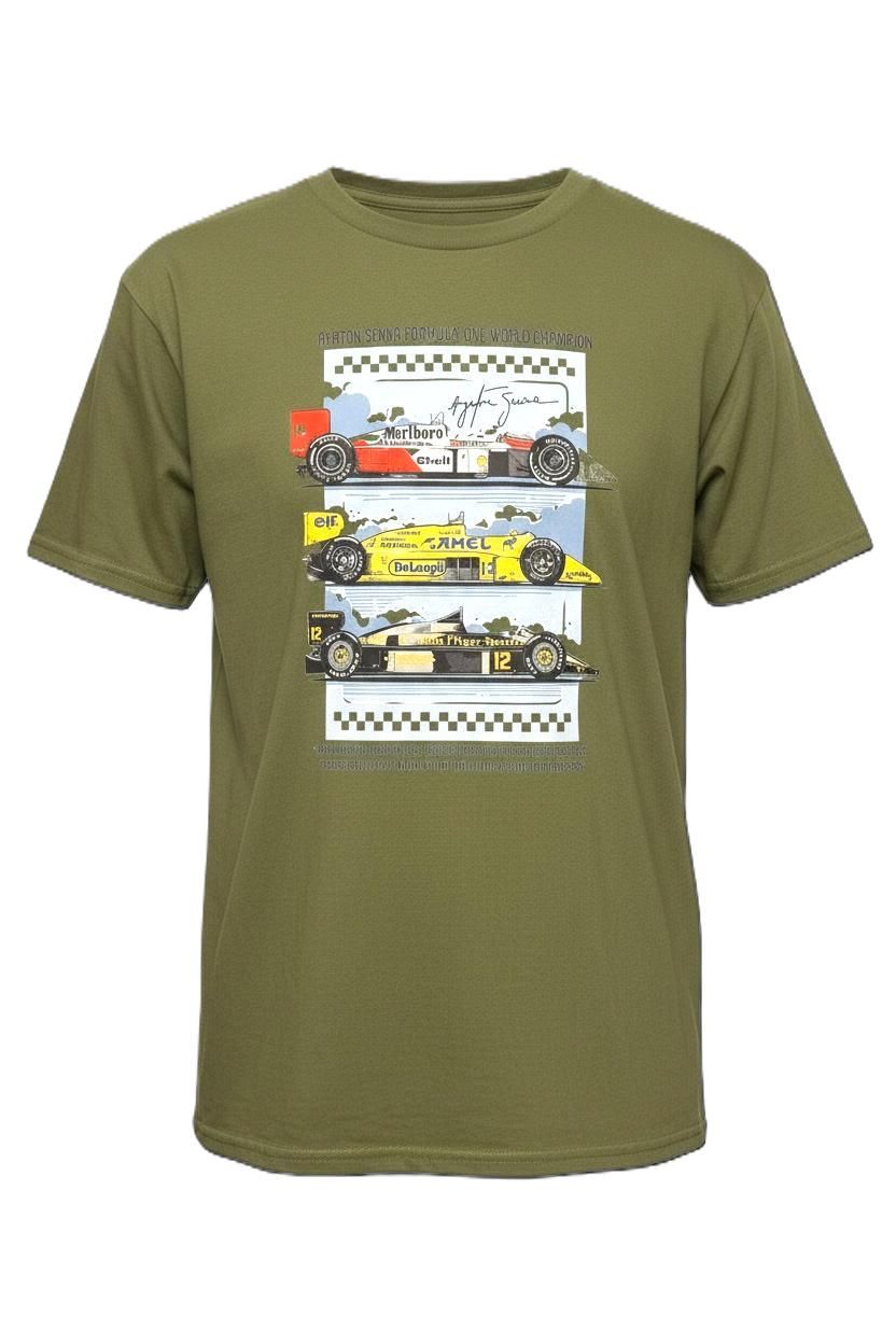 Classic Ayrton Senna T Shirt