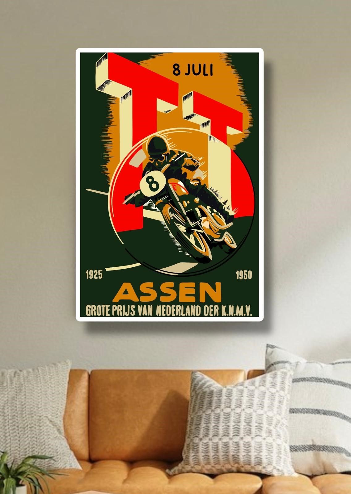 Assen TT 1950 Print