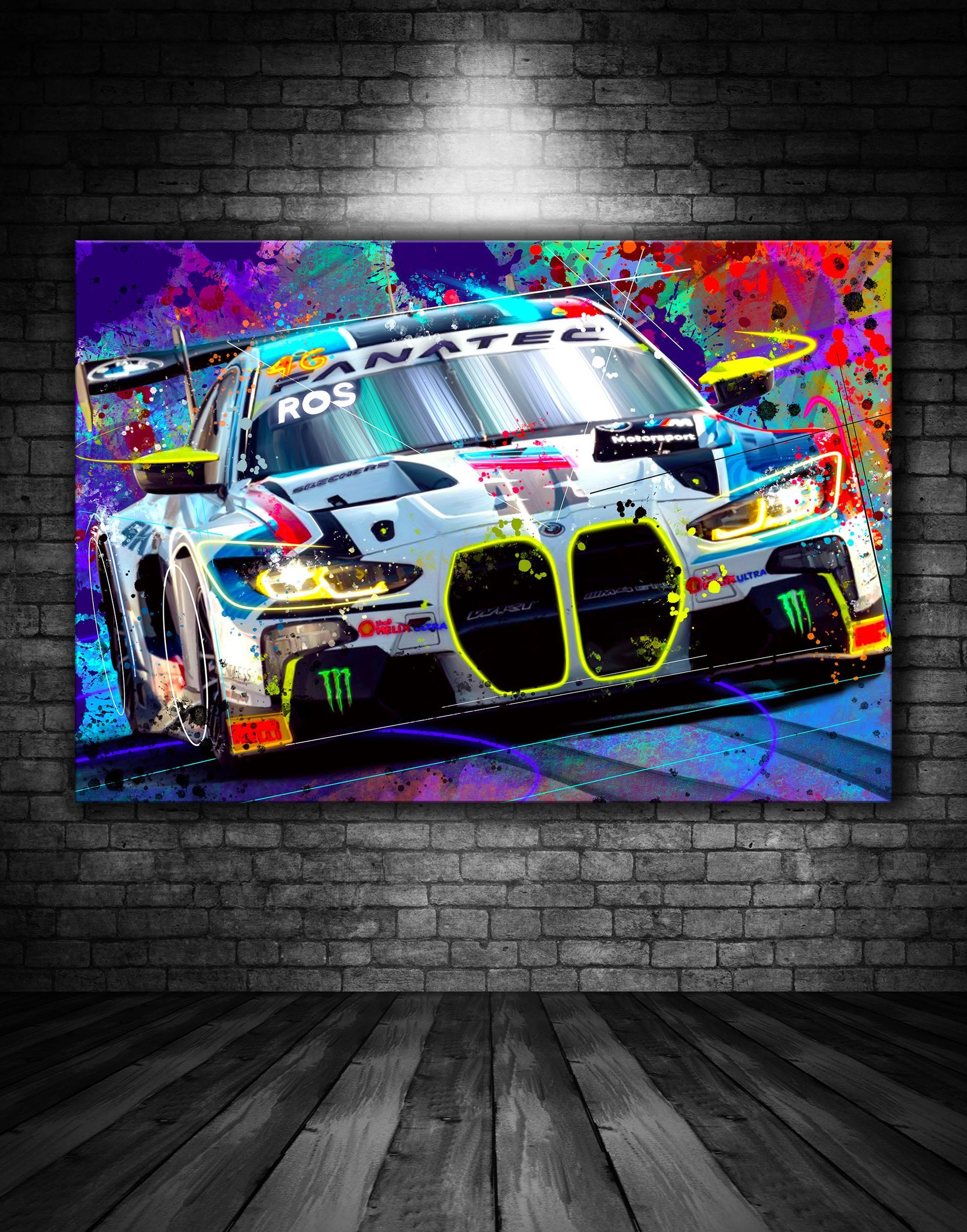 Valentino Rossi Team WRT BMW GT3 WEC Print