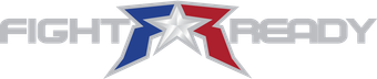 Fight Ready logo with stylized red, white, and blue star and text.