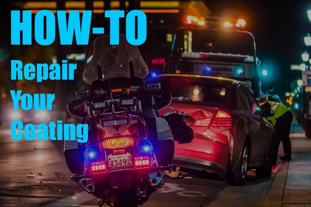 A motorcycle is parked next to a car on the side of the road.