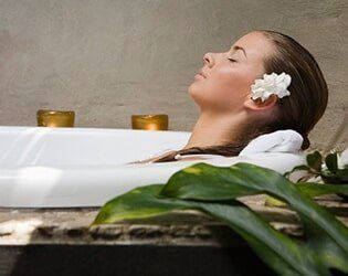 Woman In Spa Bath - Deep Tissue Massage in Standish, ME