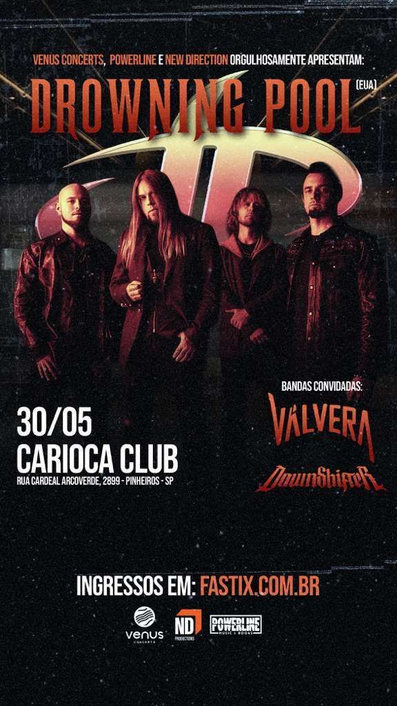 drowning pool no brasil