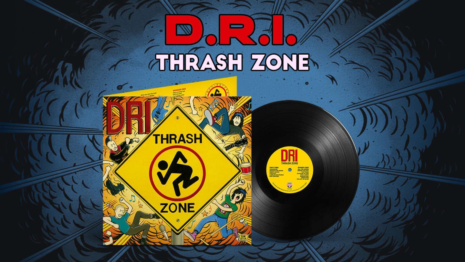 Às vésperas do show em São Paulo, D.R.I. ganha relançamento de Thrash Zone em vinil