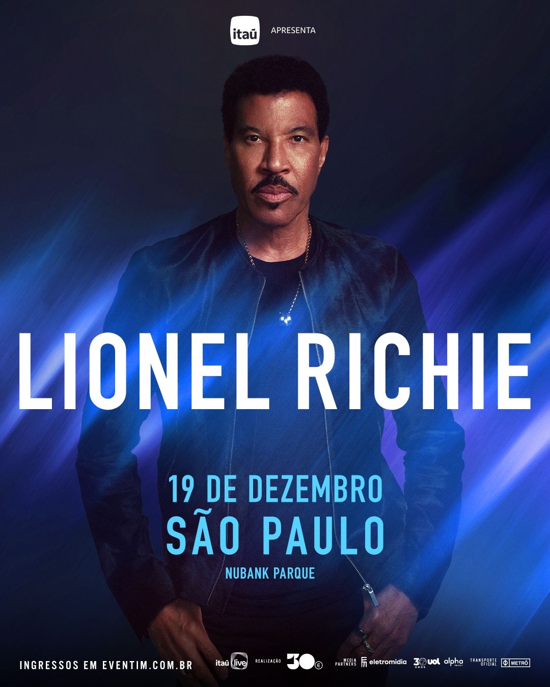 Lionel Richie anuncia show em São Paulo com repertório repleto de clássicos da carreira