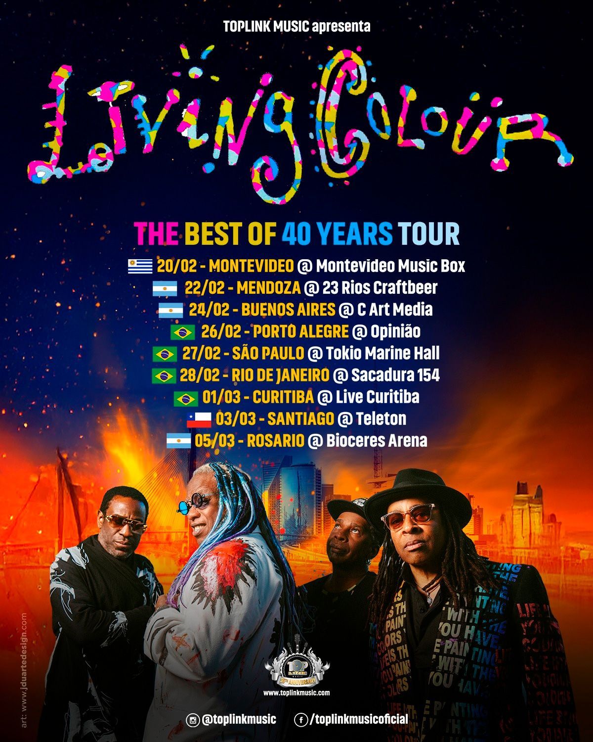 living colour no brasil