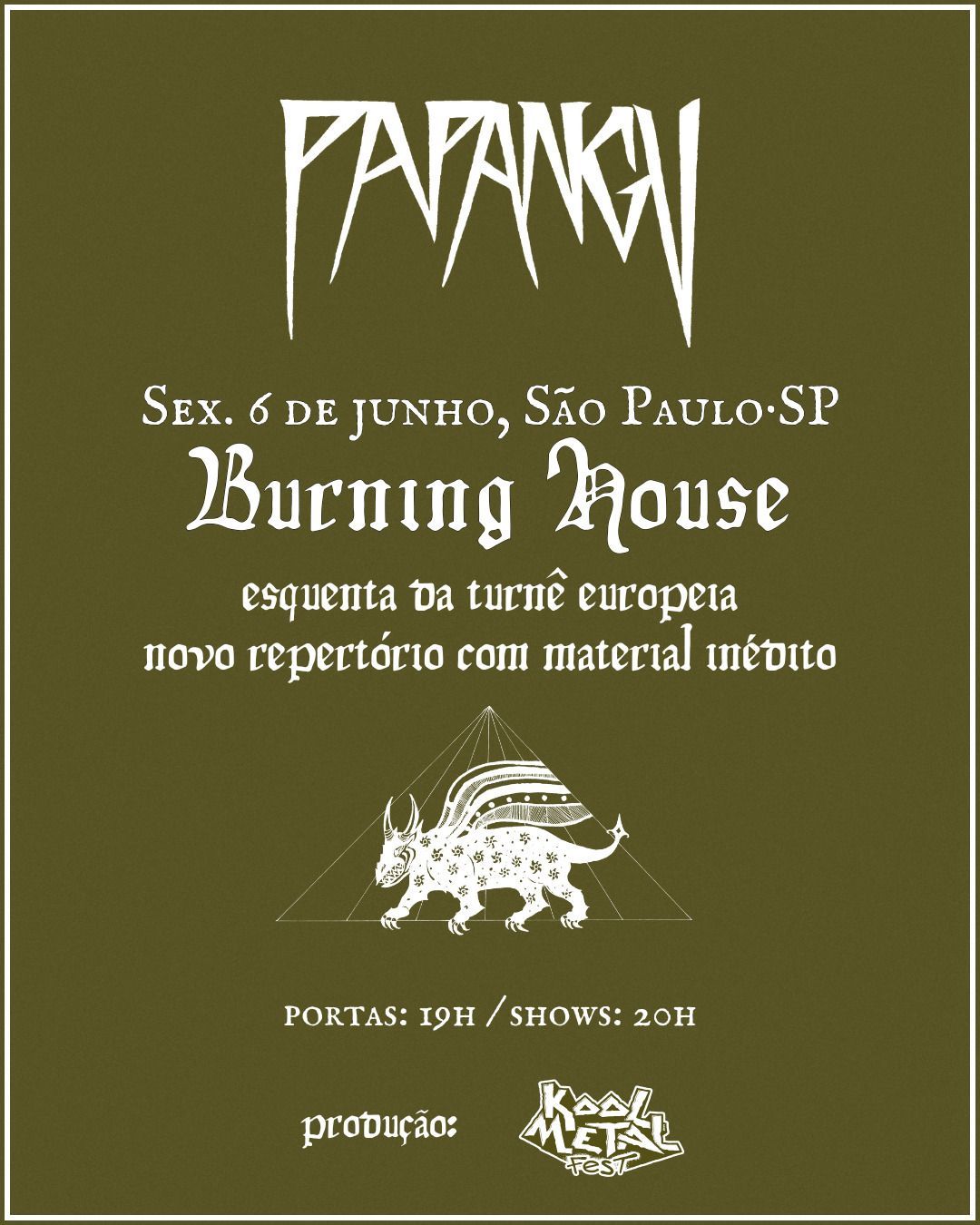 Papangu em São Paulo na Burning House