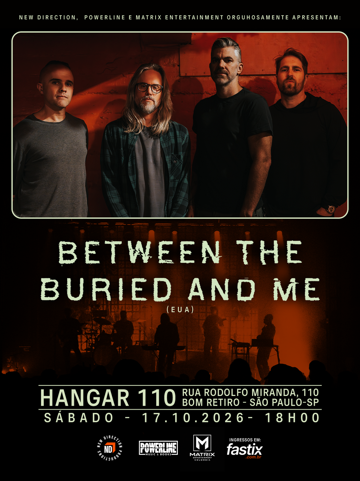 between the buried and me no brasil