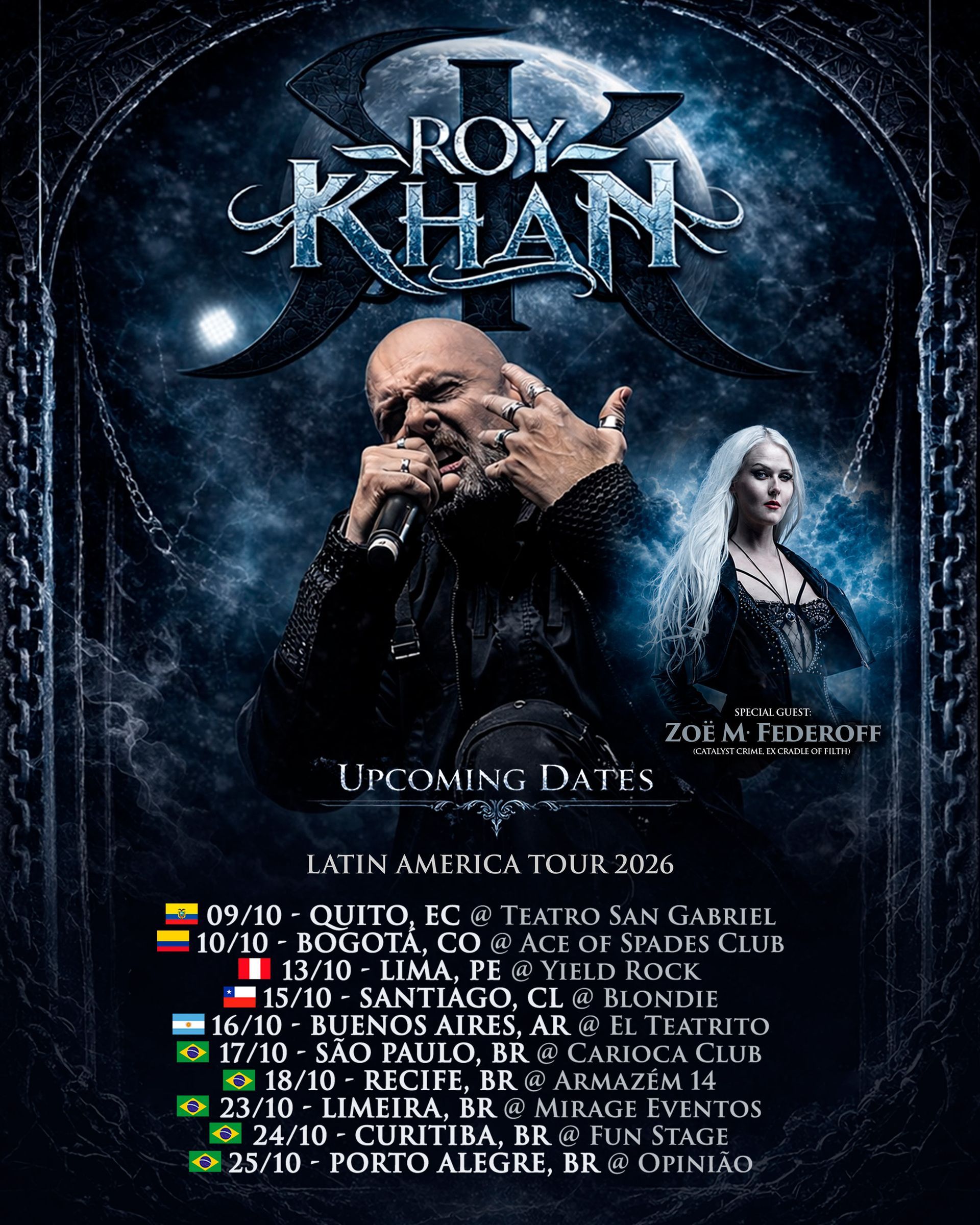 roy khan  no brasil