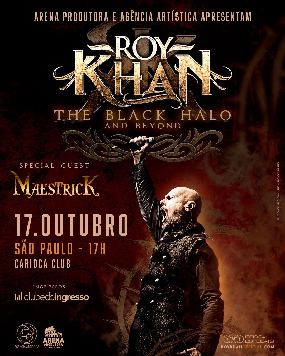 roy khan  no brasil