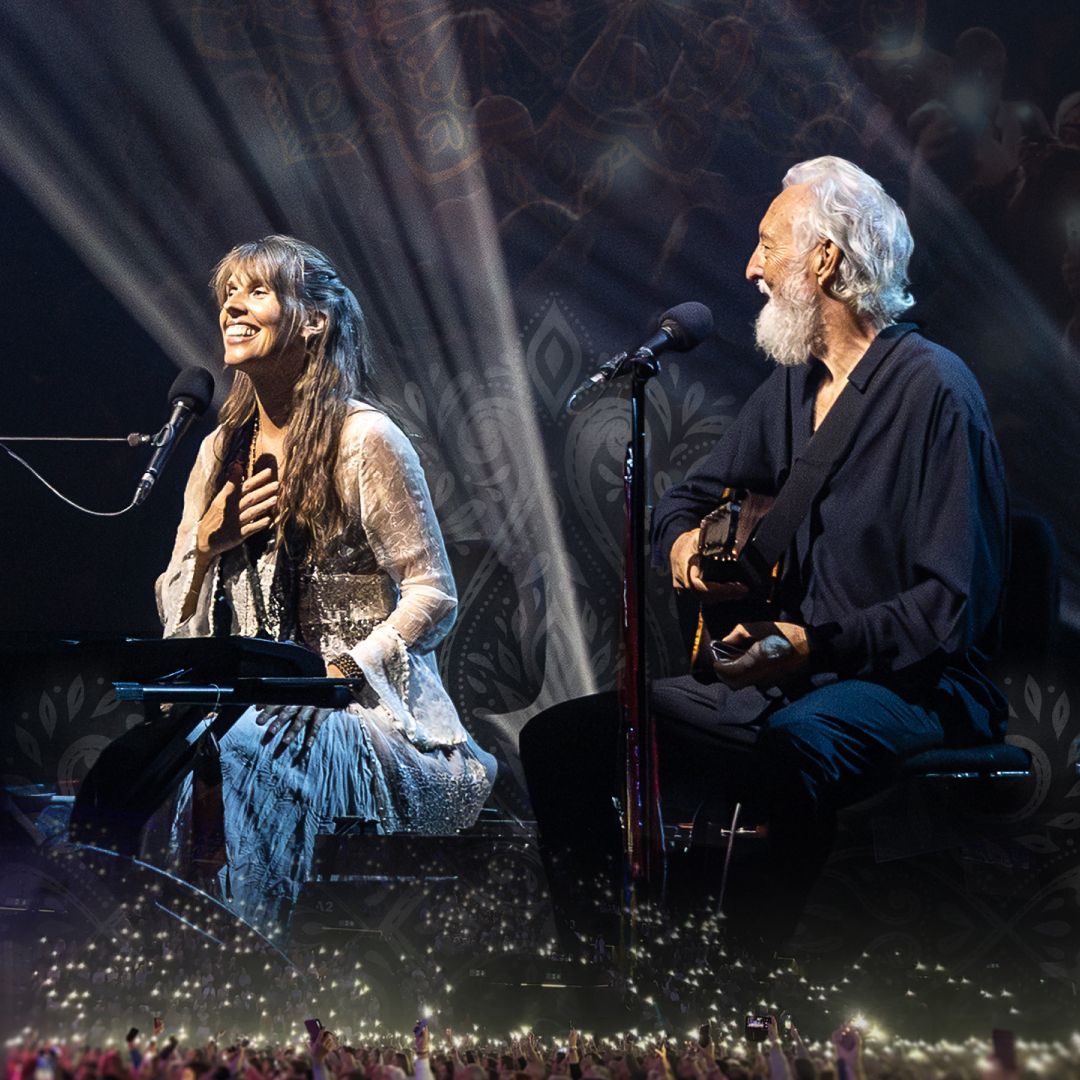 Deva Premal & Miten anunciam show em Curitiba no Teatro Positivo em abril de 2026
