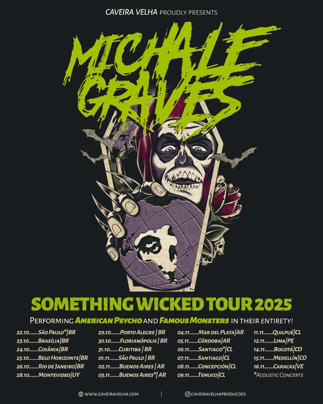 Michale Graves no Brasil 2025