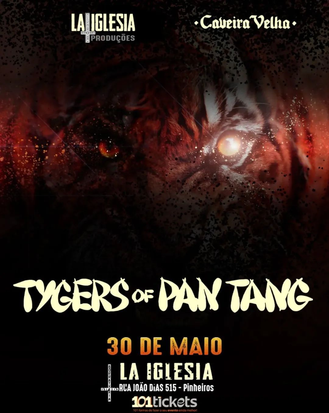 Tygers of Pang Tang no Brasil