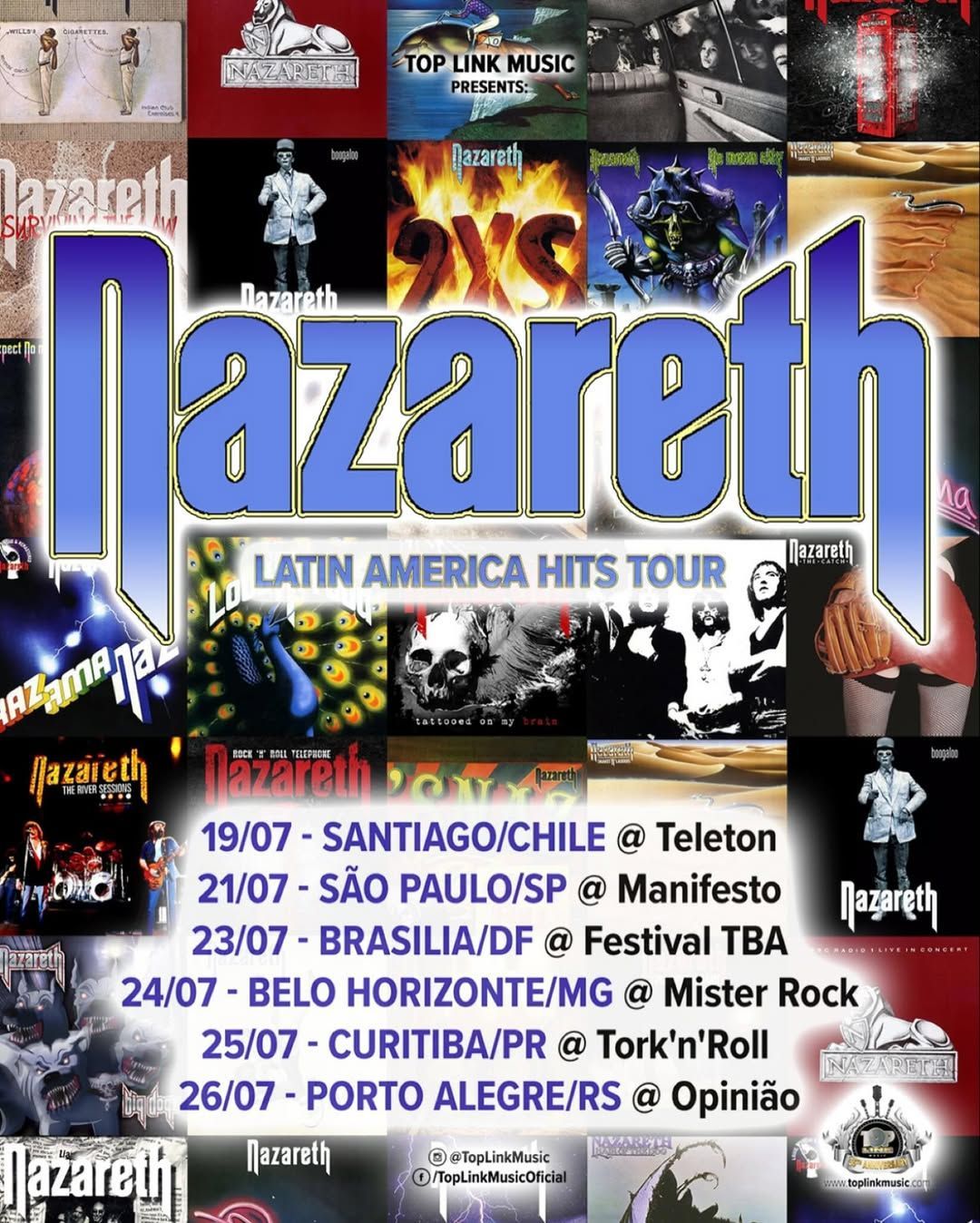 Nazareth no Brasil