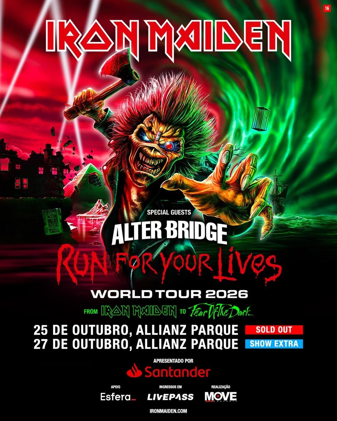 iron maiden no brasil