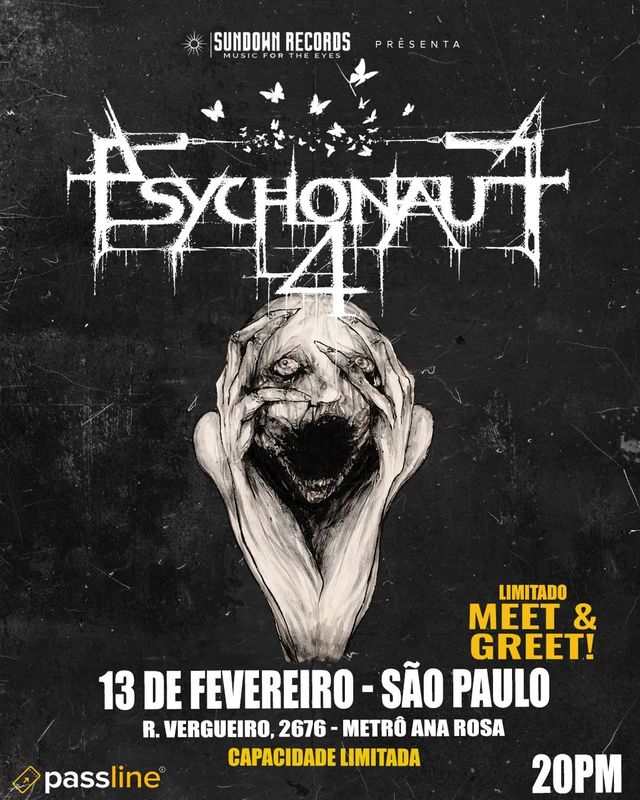 Psychonaut 4 chega em São Paulo nesta semana
