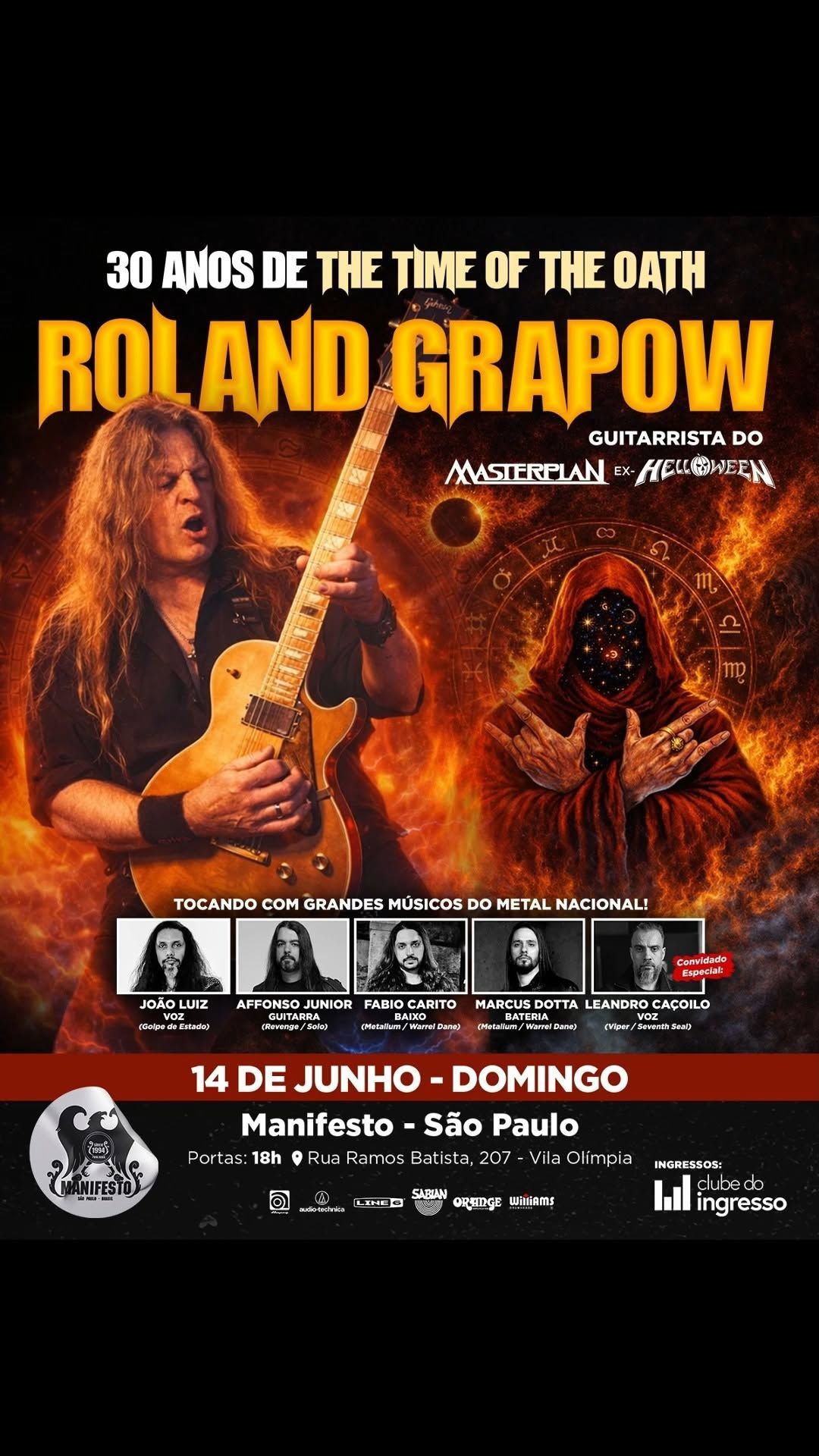 roland grapow no brasil