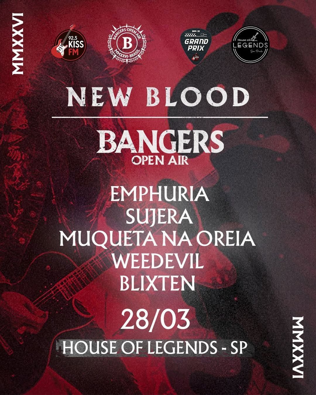 Grand Prix New Blood 2026 define final com vaga no Bangers Open Air