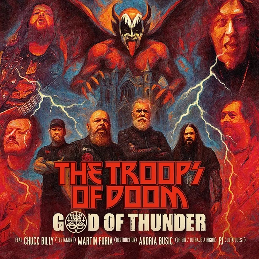 The Troops of Doom lança cover de “God of Thunder” com participações especiais