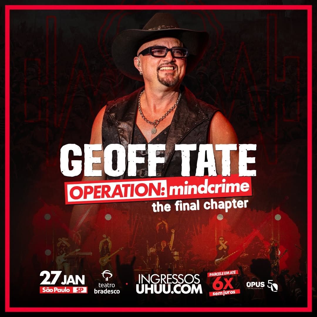 Geoff Tate se despede de Operation: Mindcrime com última turnê do clássico no Brasil