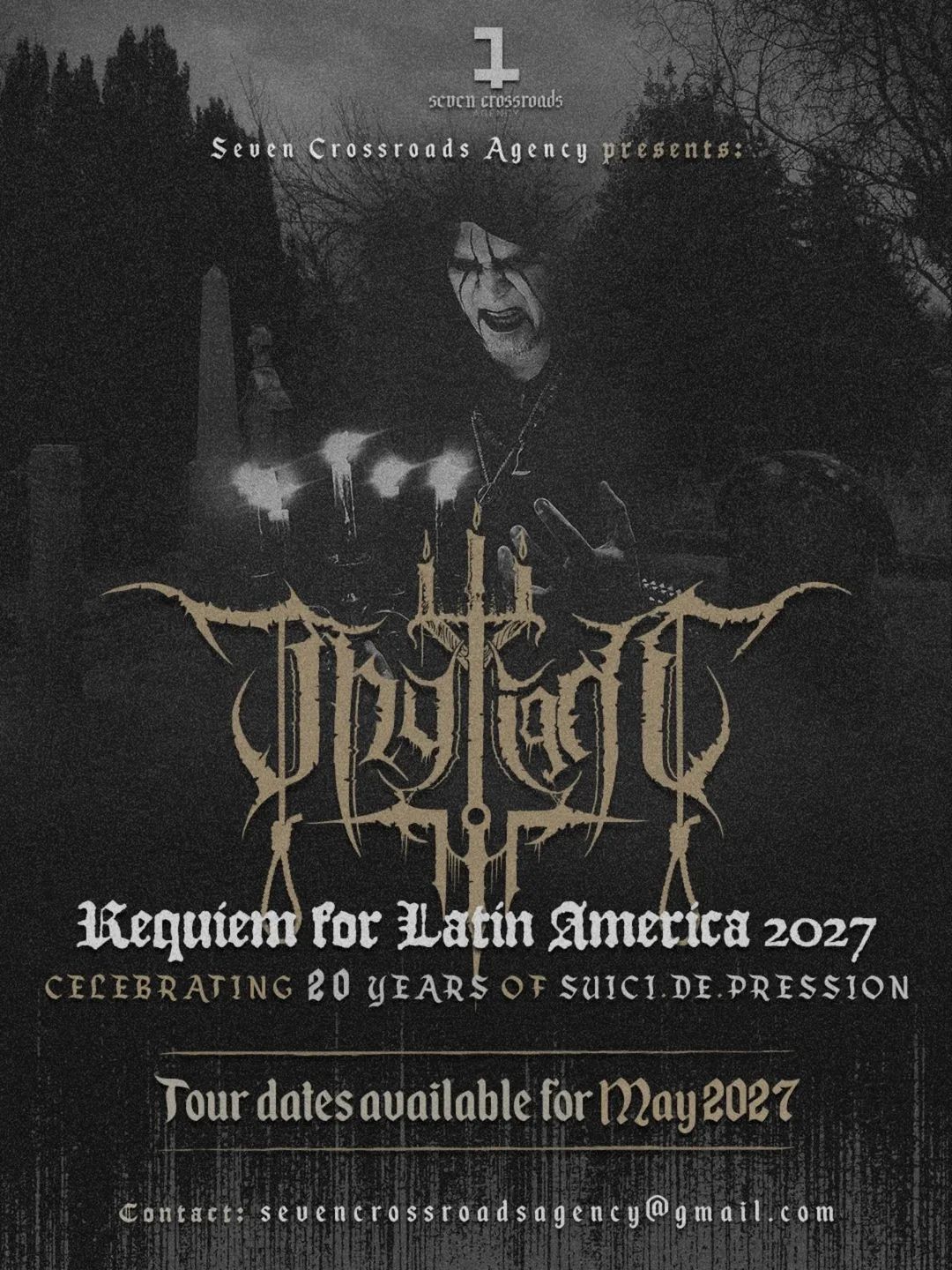 Thy Light anuncia primeira turnê pela América Latina para celebrar 20 anos da demo “Suici.De.Pressio