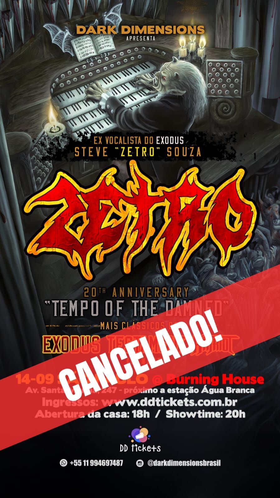 Steve Zetro Souza em SP