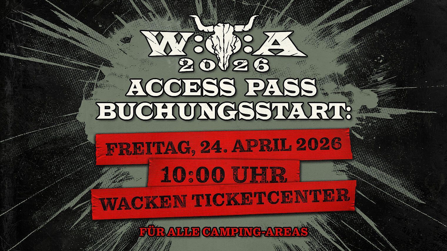 Wacken Open Air 2026 anuncia início das vendas do Access Pass e apresenta novas áreas de camping