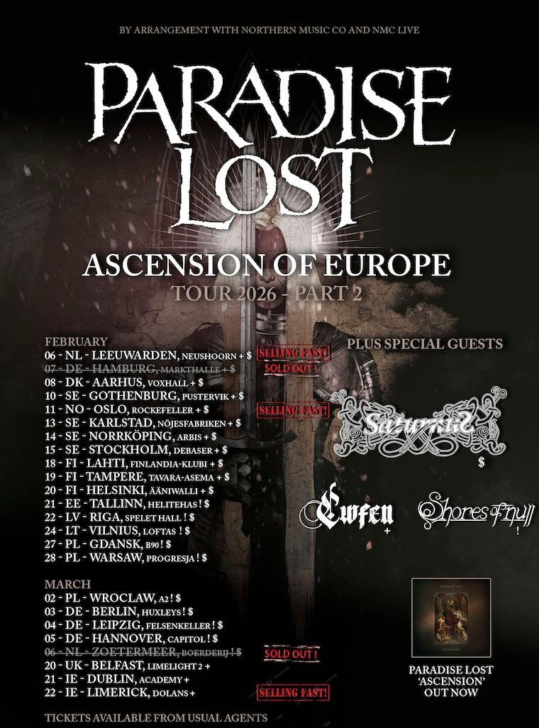 paradise lost, acension