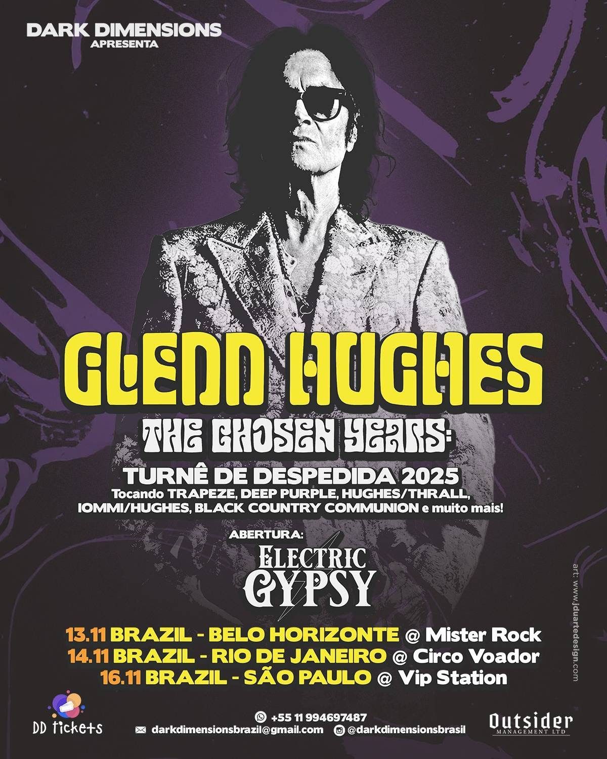 glenn hughes no brasil