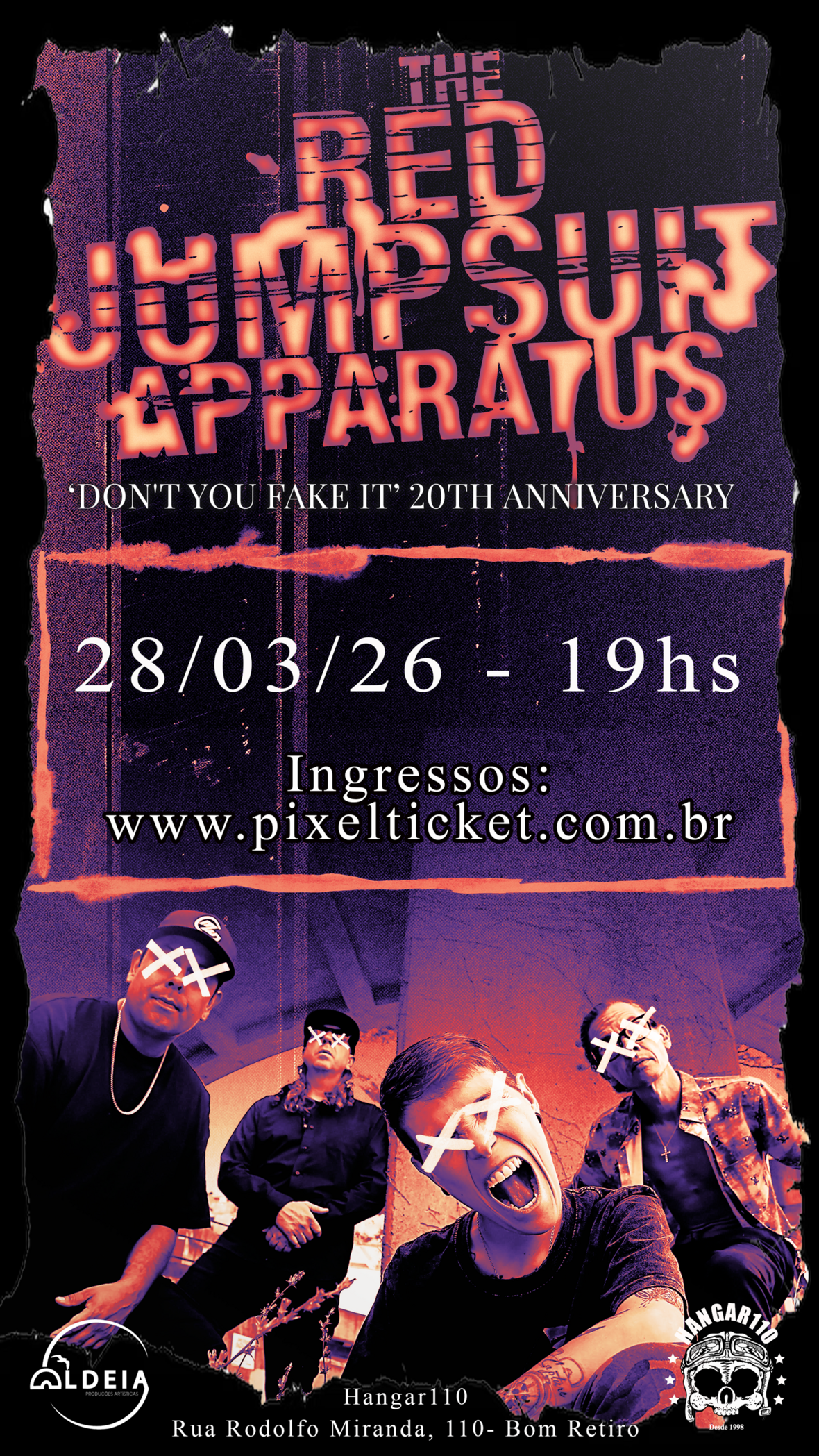 the red jumpsuit apparatus no Brasil