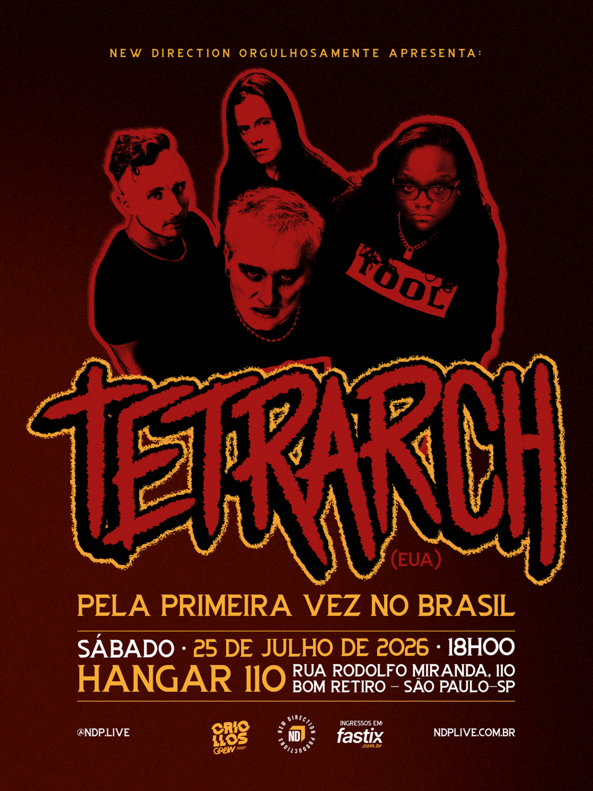 tetrarch no brasil