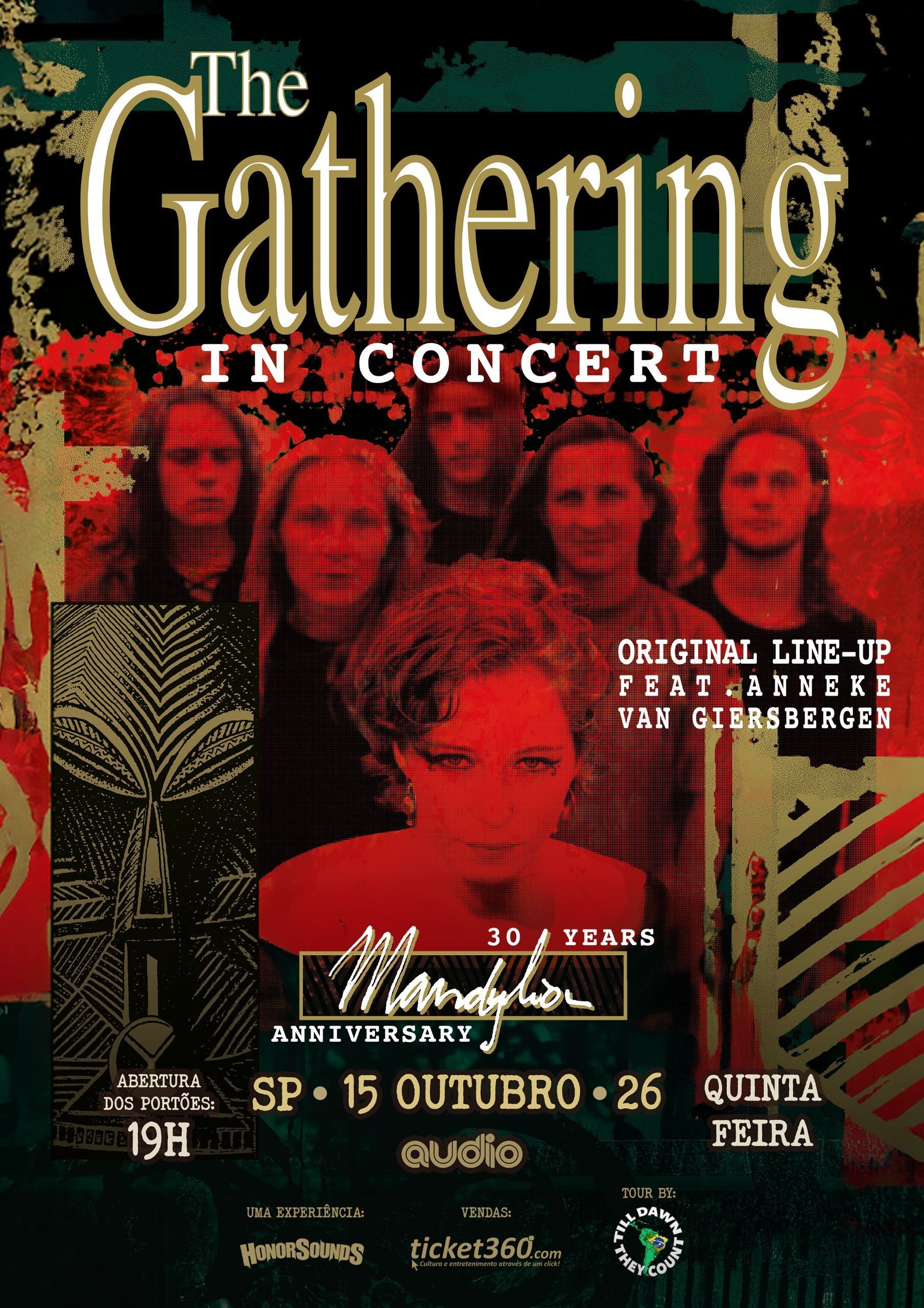 The Gathering celebra 30 anos de Mandylion em São Paulo com formação clássica