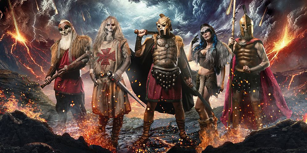 Warkings transforma clássico “Live is Life” em anthem de power metal com estética oitentista