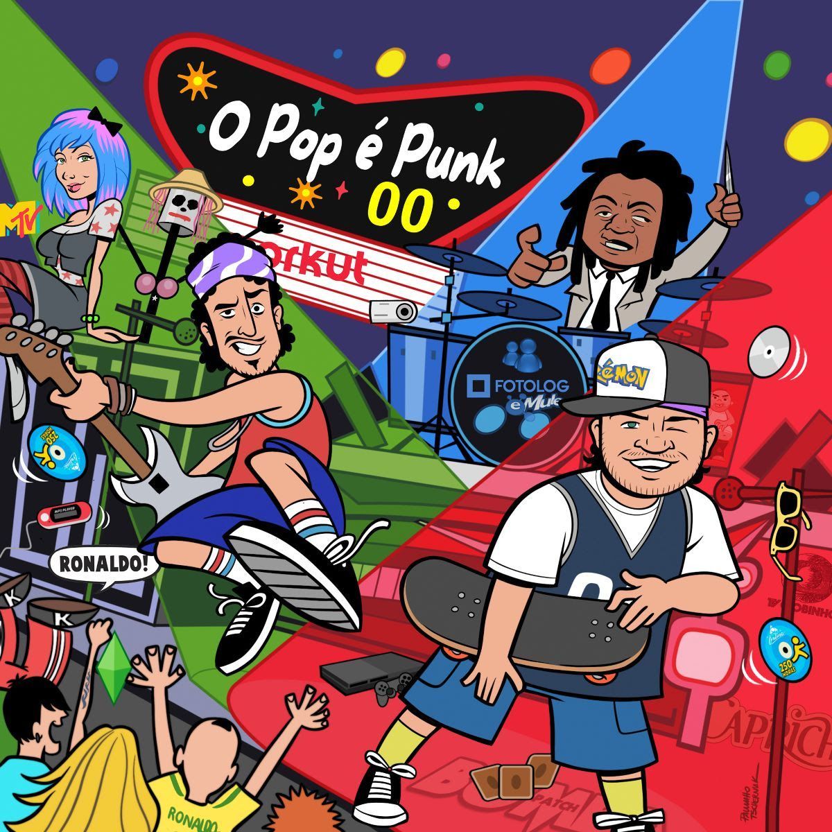 “O Pop é Punk: 00's” transforma clássicos de Sandy & Junior, Skank e LS Jack em versões punk rock
