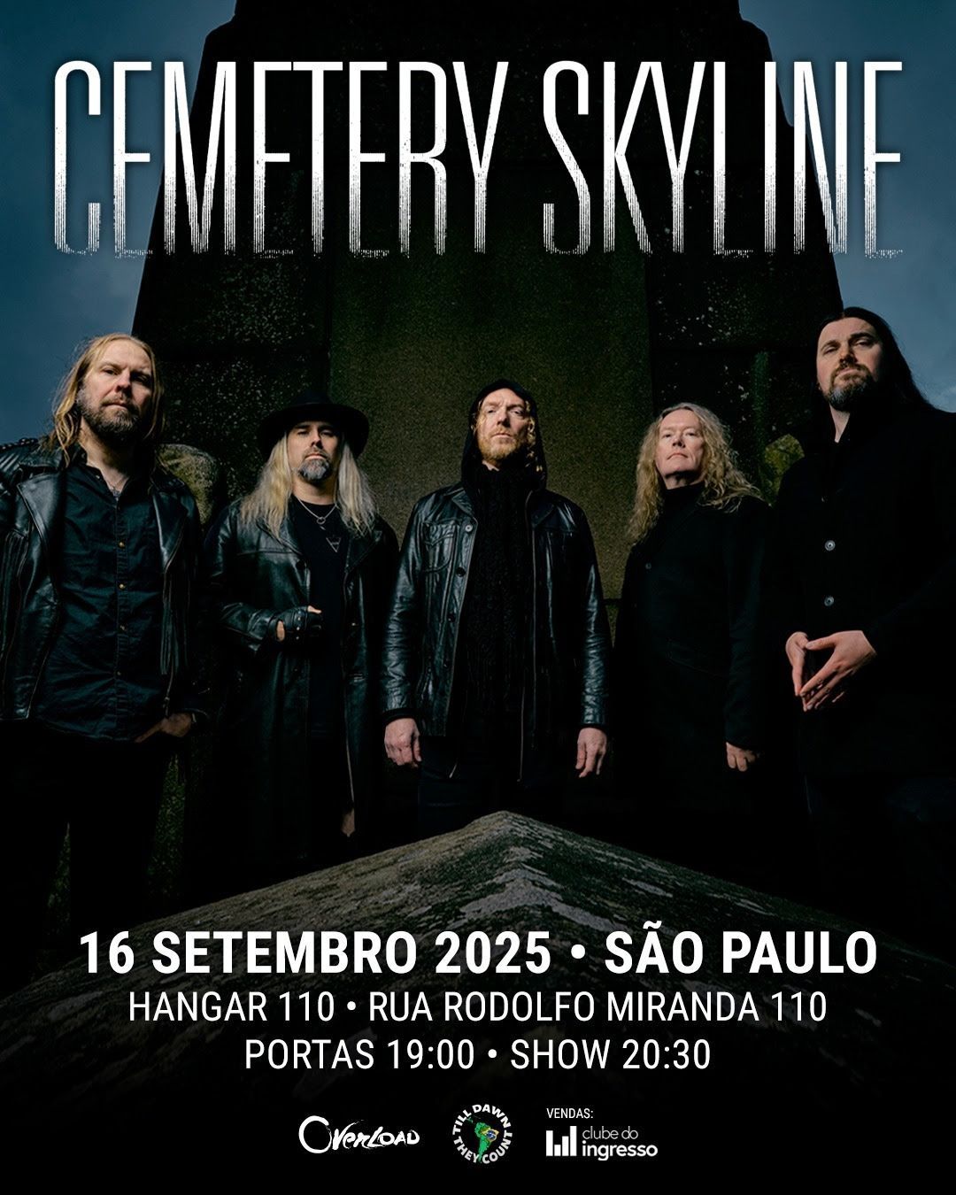 cemetery skyline