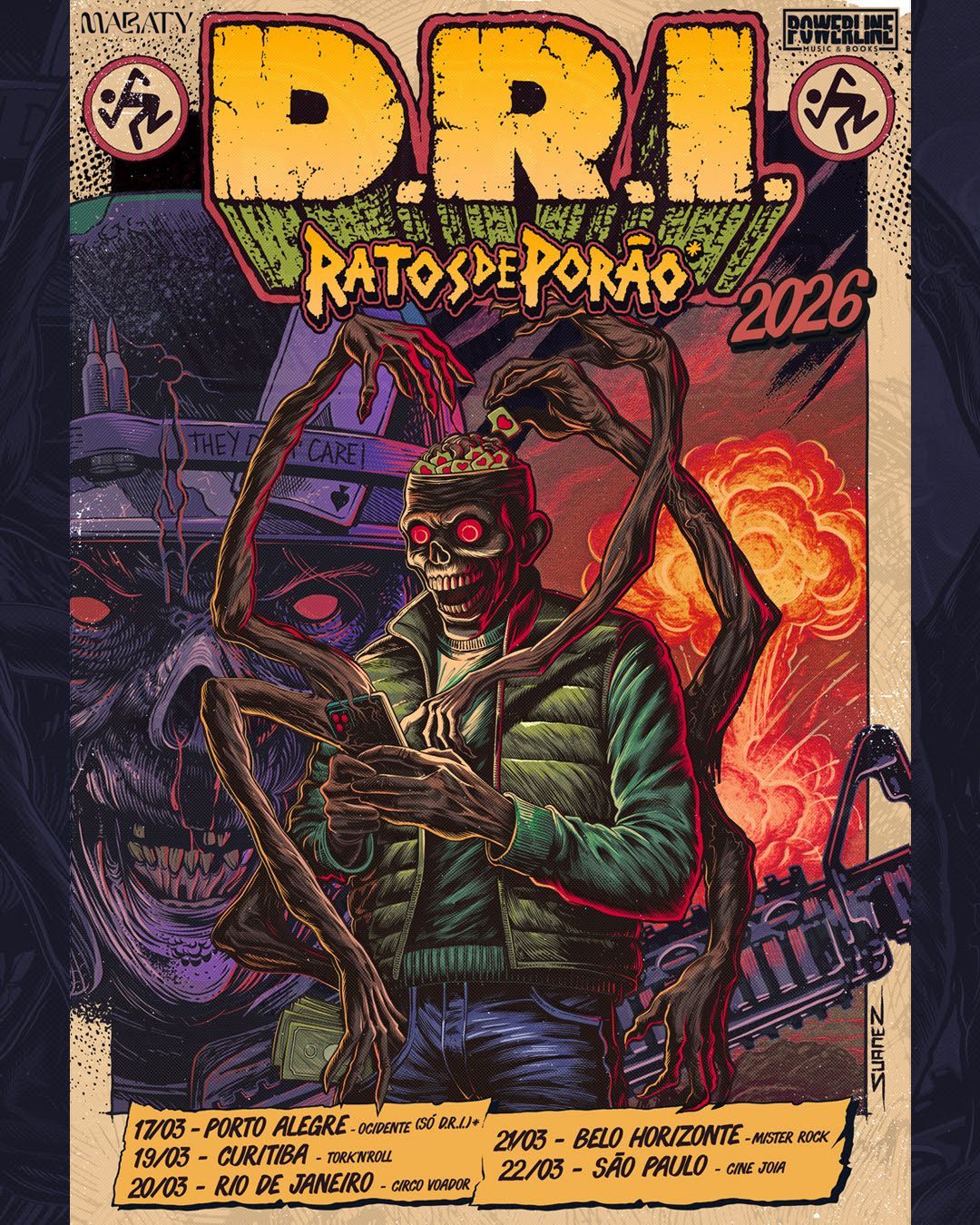 D.R.I. e Ratos de Porão em SP