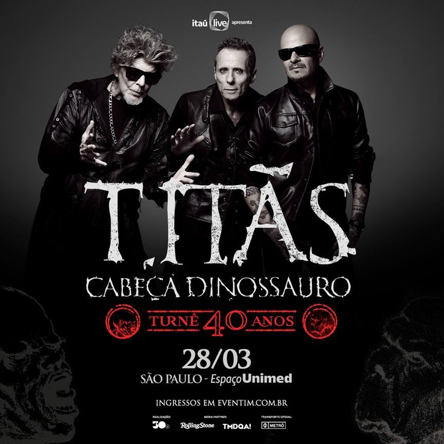 Titãs celebram 40 anos de “Cabeça Dinossauro” com estreia de turnê em São Paulo