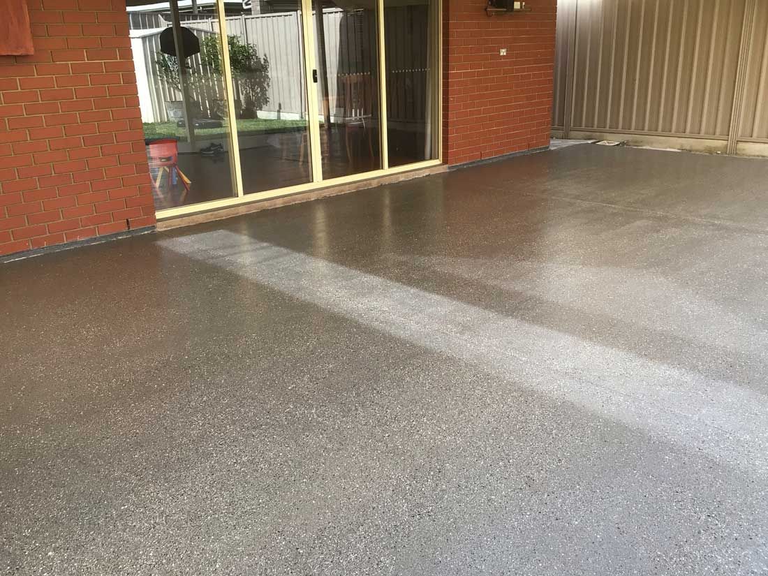 After Flake Flooring