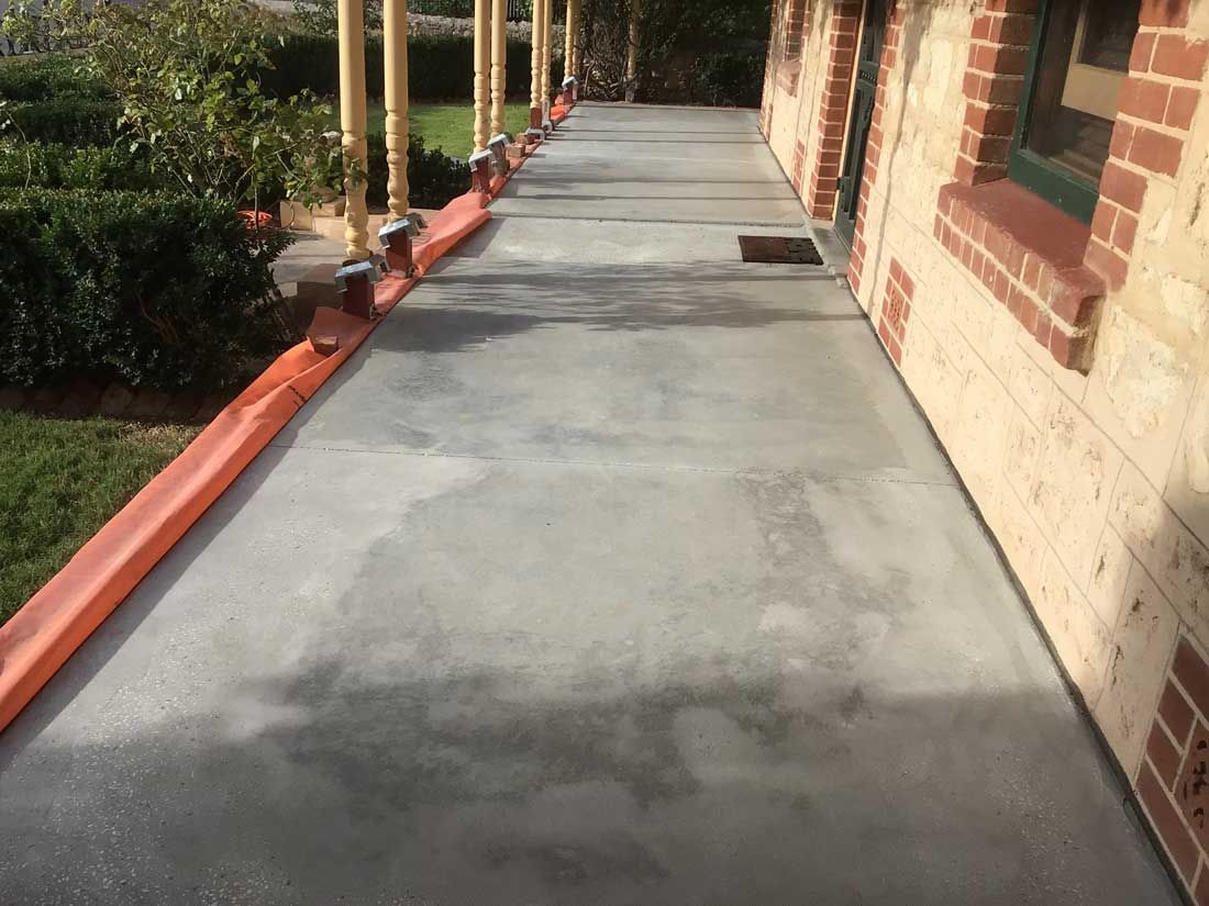 Before Flake Flooring